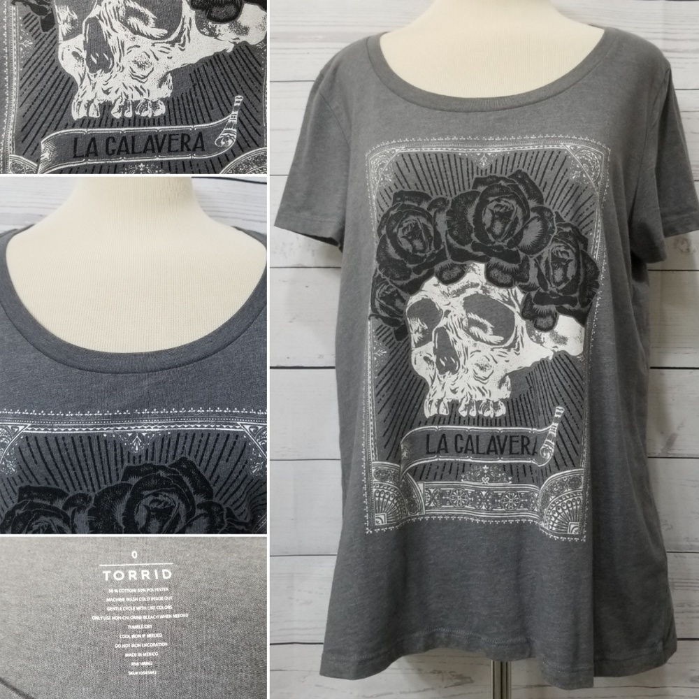 Torrid La Calavera tee